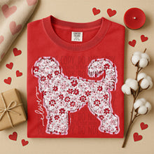 Load image into Gallery viewer, Valentine Red Floral Dog Breed Option DROPDOWN TRANSFER SWD DEC 25

