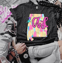 Load image into Gallery viewer, Preppy Bright Brushstroke States (all 50 states available) TRANSFER CAP APR
