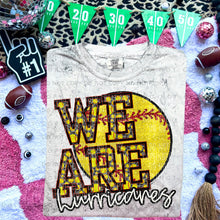 Load image into Gallery viewer, We Are Faux Embroidery Glitter Softball Mascot TRANSFER CAP JAN
