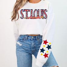 Load image into Gallery viewer, Baseball Teams Faux Embroidery Stars With SLEEVE OPTION TRANSFER VIRGO FEB
