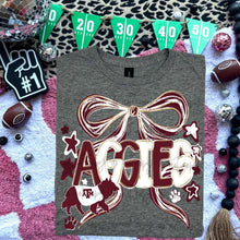 Load image into Gallery viewer, Preppy Football Bows Dropdown TRANSFER TCC
