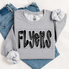Load image into Gallery viewer, Retro Doodle Mascot BW Dropdown TRANSFER SWD TEMP

