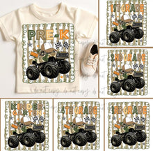 Load image into Gallery viewer, Camo Truck School Grade DROPDOWN TRANSFER
