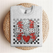 Load image into Gallery viewer, Baseball Mascots Faux Embroidery Checkered Sequin DROP DOWN TRANSFER ECHT 24
