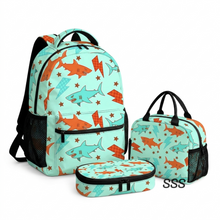 Load image into Gallery viewer, Back To School Customizable 3 Piece Backpack Set
