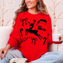Load image into Gallery viewer, Merry Christmas Deer Bow Collage Color Option DROPDOWN TRANSFER VIRGO SEPT 25
