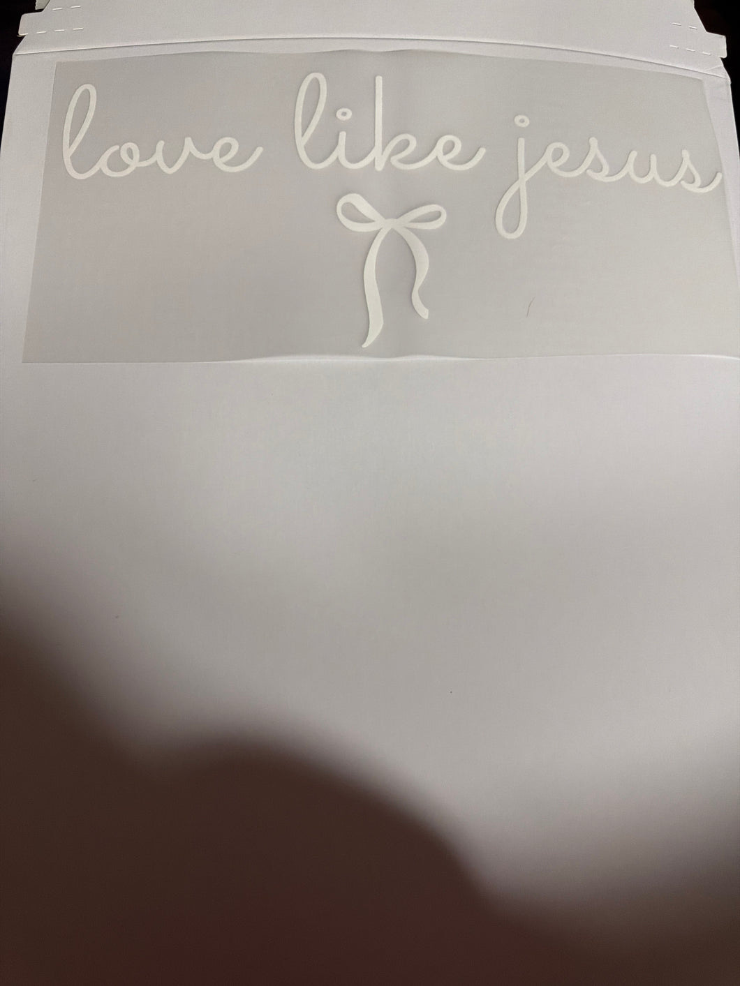 Love Like Jesus Coquette RTS DTF TRANSFER