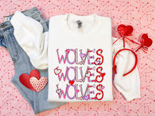 Load image into Gallery viewer, Valentine’s Skinny Stacked Mascot Dropdown TRANSFER PHDC
