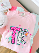 Load image into Gallery viewer, Pink Dalmatian Purple Plaid School Grades DROPDOWN TRANSFER
