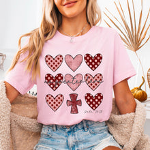 Load image into Gallery viewer, No Greater Love Polka Dot Hearts DROPDOWN TRANSFER SDD FEB
