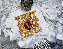 Load image into Gallery viewer, They Not Like Us Faux Embroidery Mascot DROPDOWN TRANSFER TGG 24
