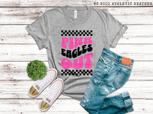 Load image into Gallery viewer, Checkered On Wednesday We Wear Pink Mascots Drop Down TRANSFER
