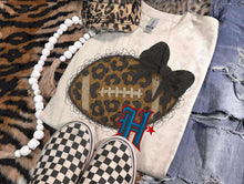 Load image into Gallery viewer, Faux Yarn Football Teams Dropdown TRANSFER TGG OCT
