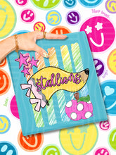 Load image into Gallery viewer, Pencil Flag Striped Mascots DROPDOWN TRANSFER CAP JUNE 26
