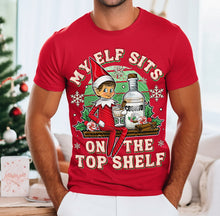 Load image into Gallery viewer, My Elf Sits On The Top Shelf Green Boy TRANSFER GRAV
