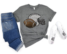 Load image into Gallery viewer, Sequin Football And Helmet Custom MASCOTS DTF TRANSFER
