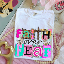 Load image into Gallery viewer, Faith Over Fear Leopard Zebra Magazine Cutout TRANSFER DWS FEB 26
