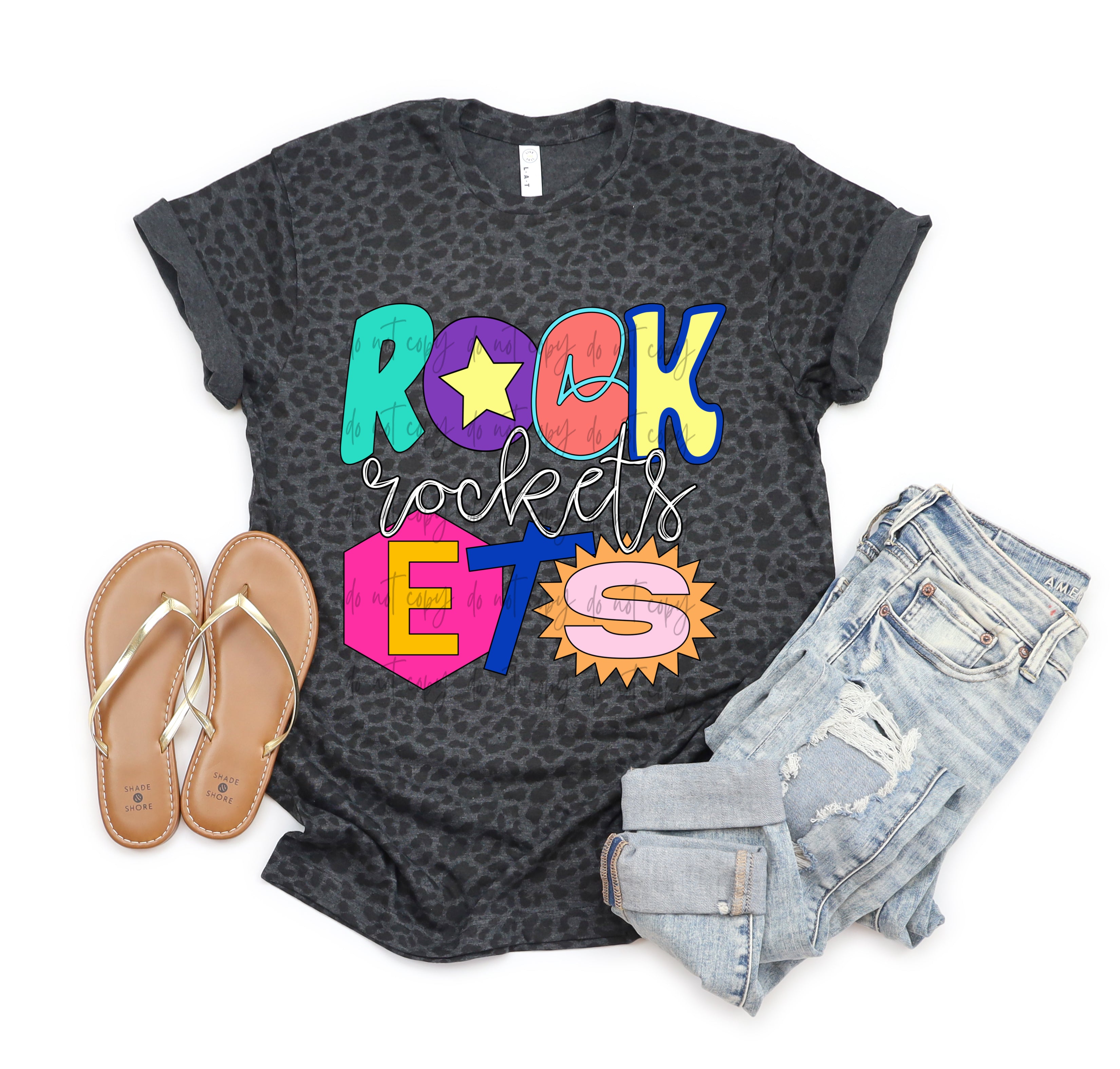 Rockets Funky And Fun TRANSFER – Sassy Sublimation & Screen Prints