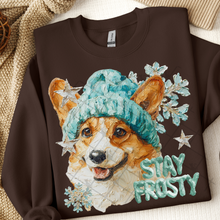 Load image into Gallery viewer, Stay Frosty Hand Painted Dog Collection Dropdown TRANSFER THREAD SEPT 25
