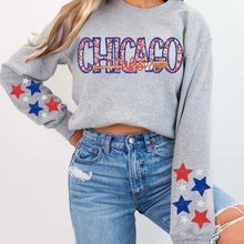 Load image into Gallery viewer, Baseball Teams Faux Embroidery Stars With SLEEVE OPTION TRANSFER VIRGO FEB

