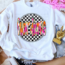 Load image into Gallery viewer, Preppy Checkered Mascot Dropdown TRANSFER SWD TEMP
