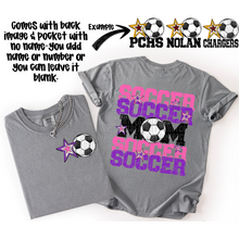 Load image into Gallery viewer, Soccer Mom Customizable DROPDOWN With Pocket TRANSFER SDD AUGUST
