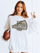 Load image into Gallery viewer, Seersucker Megaphone And Bow Customized DROPDOWN DTF TRANSFER BIA
