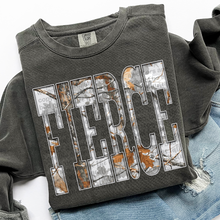 Load image into Gallery viewer, Grey Camo Word Collection Dropdown TRANSFER THREAD SEPT 25
