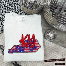 Load image into Gallery viewer, RWB Glitter States (all 50 states available) TRANSFER CAP APR
