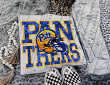 Load image into Gallery viewer, Football Team Helmet Faux Embroidery DROPDOWN TRANSFER TGG
