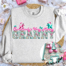 Load image into Gallery viewer, Somebody’s Very Merry Title Faux Embroidery (DROPDOWN) TRANSFER
