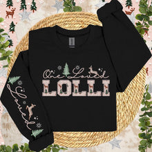 Load image into Gallery viewer, One Lucky Title Reindeer Faux Embroidery With Sleeve TRANSFER AGCM
