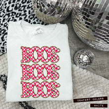 Load image into Gallery viewer, Pink Checker Gold Glitter Mascot Dropdown TRANSFER CAP APR

