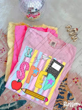 Load image into Gallery viewer, Pastel Stripes Pencil Apple School Grades &amp; Occupations DROPDOWN TRANSFER CARTER JUNE 26
