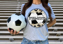 Load image into Gallery viewer, Leopard Soccer Background Mascot Dropdown TRANSFER CAP FEB

