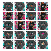 Load image into Gallery viewer, Let’s Go Pink Teal Mascots DROPDOWN TRANSFER BIA 2026
