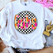 Load image into Gallery viewer, Preppy Checkered Mascot Dropdown TRANSFER SWD TEMP
