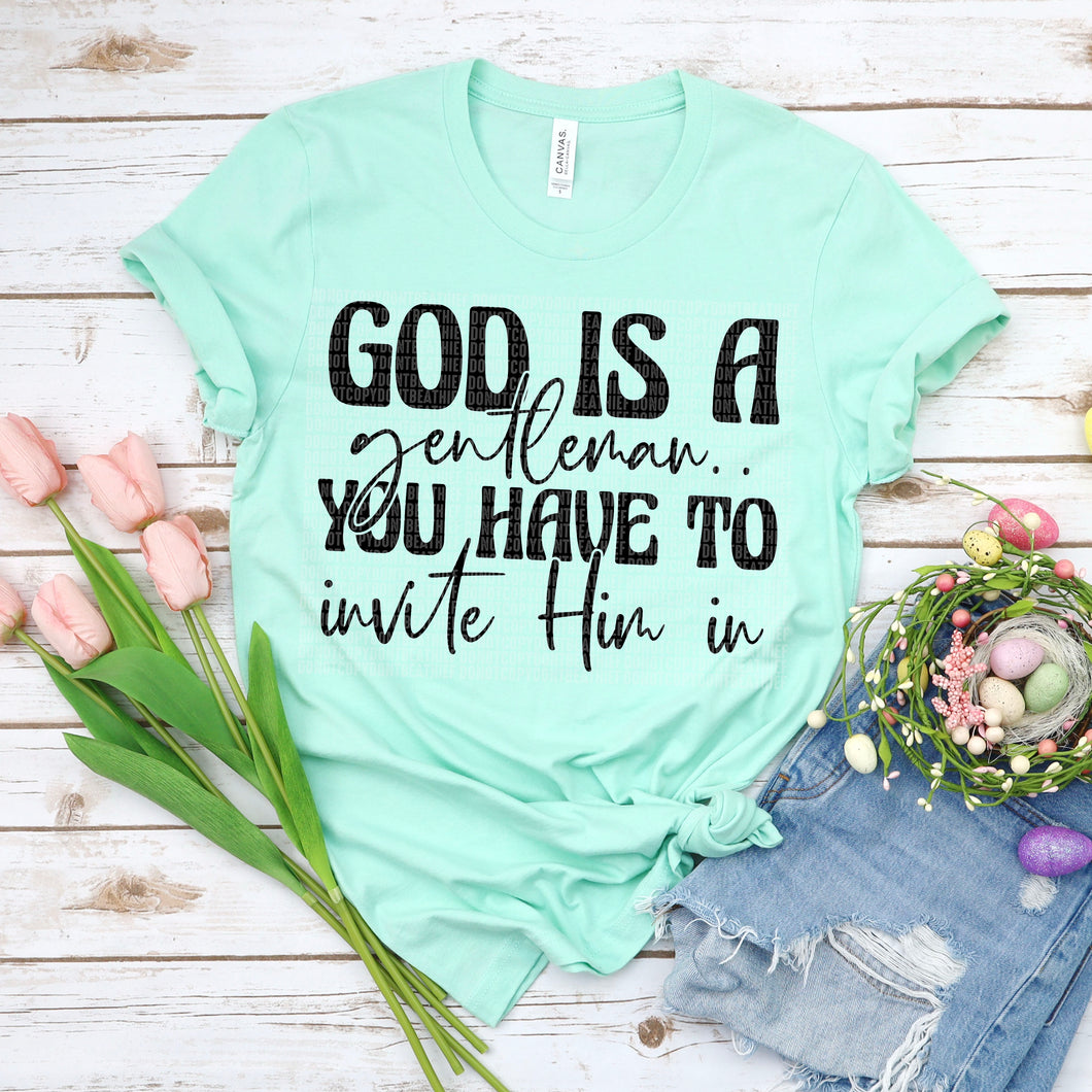 God Is A Gentleman DROPDOWN TRANSFER SDD FEB