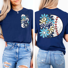 Load image into Gallery viewer, Floral Ball Baseball Team With Pocket DROPDOWN TRANSFER MMD APR
