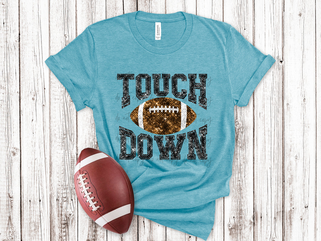 Touchdown Faux Sequin TRANSFER