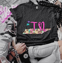 Load image into Gallery viewer, Preppy Bright Leopard States (all 50 states available) TRANSFER CAP APR
