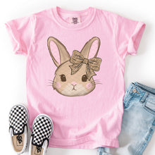 Load image into Gallery viewer, Leopard Bunny Bow Pink Cheeks TRANSFER SDD JAN 26
