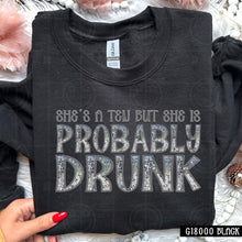 Load image into Gallery viewer, She’s A Ten But Faux Embroidery Titles DROPDOWN TRANSFER HMWK DEC
