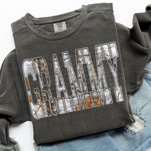 Load image into Gallery viewer, Grey Camo Word Collection Dropdown TRANSFER THREAD SEPT 25
