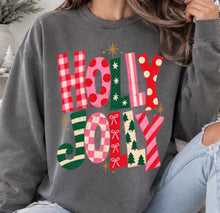 Load image into Gallery viewer, Holly Jolly Plaid Polka Stripes TRANSFER ET AUG 26

