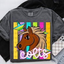 Load image into Gallery viewer, Neon Stripes Mascots DROPDOWN TRANSFER CSD APR 26
