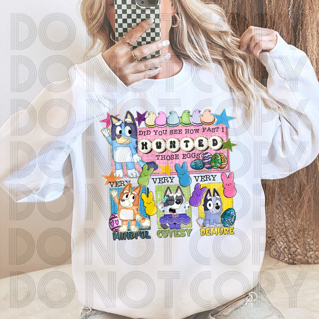 Did You See How Fast I Hunted Those Eggs TRANSFER RHD FEB 25 BL_EY EASTER COLLAB SSD X RHD