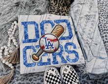 Load image into Gallery viewer, Baseball Faux Embroidery Mascots Dropdown TRANSFER TGG SEP 24
