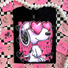 Load image into Gallery viewer, Sn_op Pink Love Black Hearts TRANSFER AGCM JAN 26
