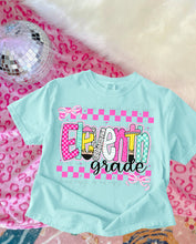 Load image into Gallery viewer, Checker Pink Dalmatian Purple Plaid School Grades DROPDOWN TRANSFER
